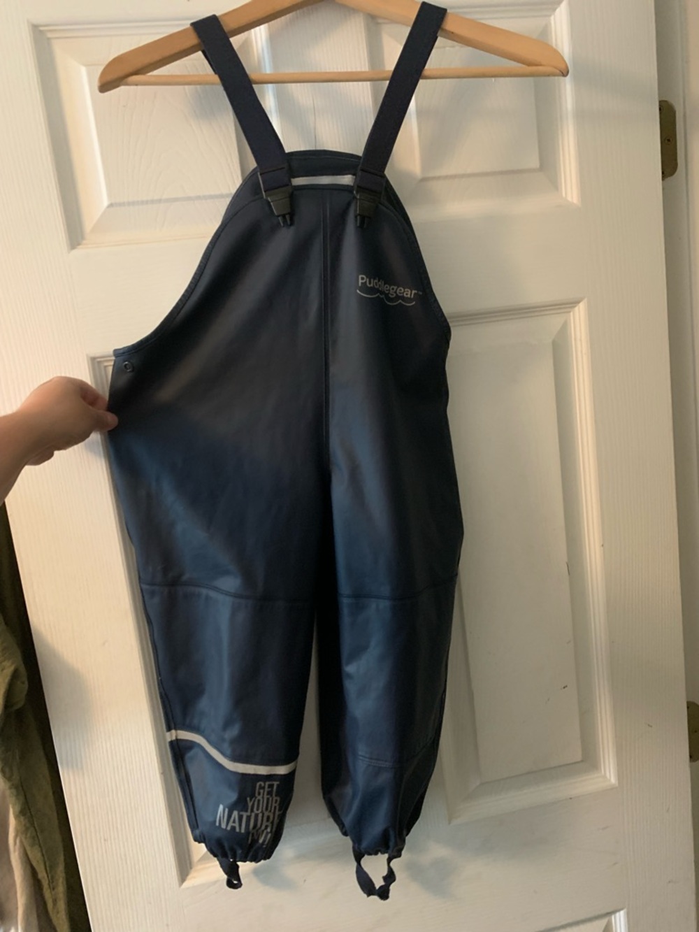 PuddleGear Navy Waterproof Overalls Bib 3T